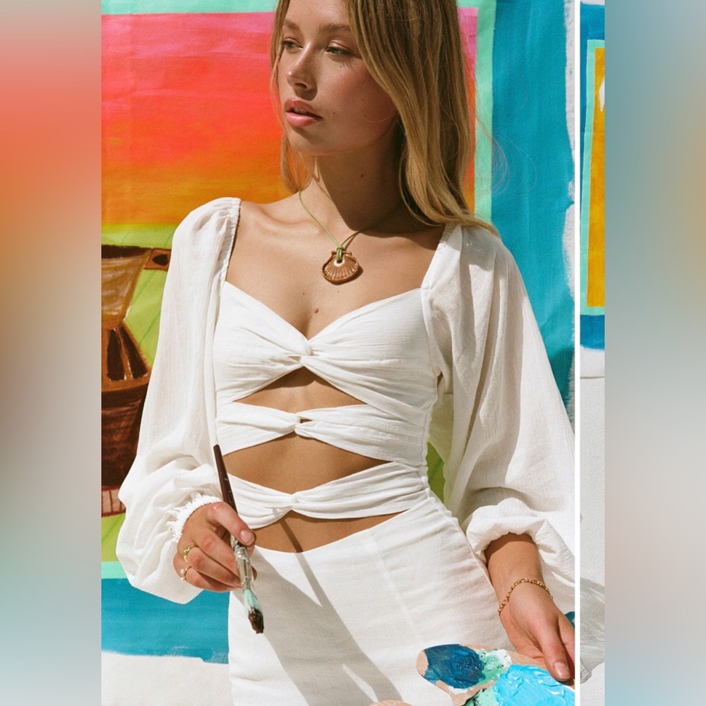 Sabo Skirt Ace Midi White Dress